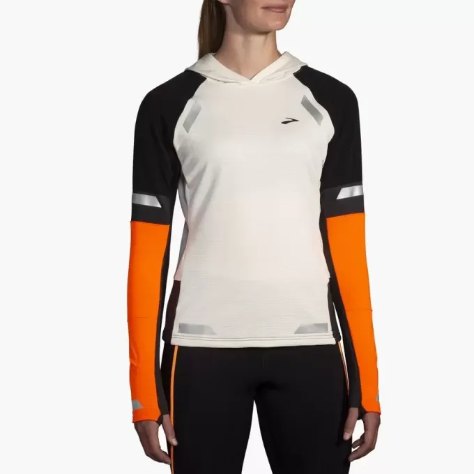 Felpa con cappuccio termica Brooks Run Visible 2.0