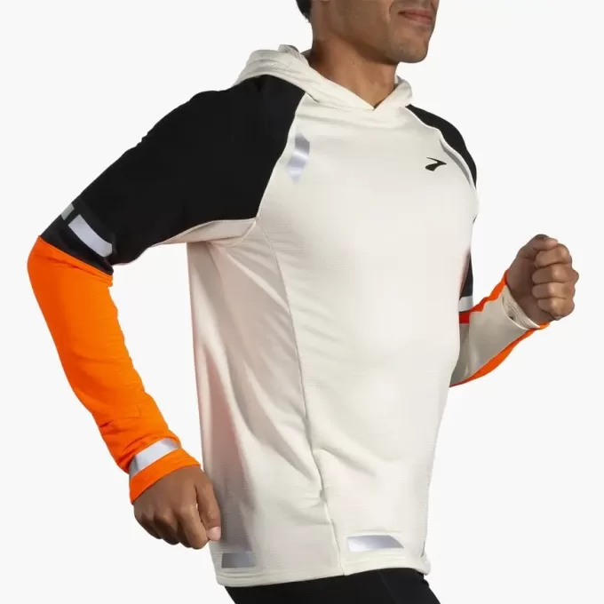 Felpa con cappuccio termica Brooks Run Visible 2.0 Felpa con cappuccio termica Brooks Run Visible 2.0