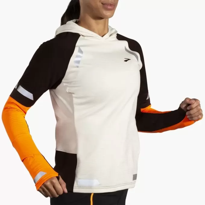 Felpa con cappuccio termica Brooks Run Visible 2.0