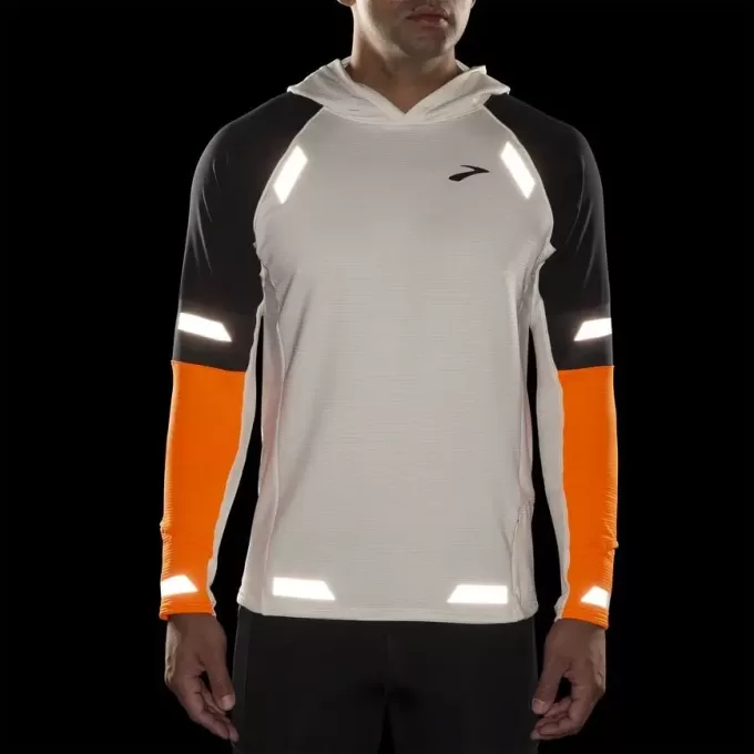 Felpa con cappuccio termica Brooks Run Visible 2.0 Felpa con cappuccio termica Brooks Run Visible 2.0