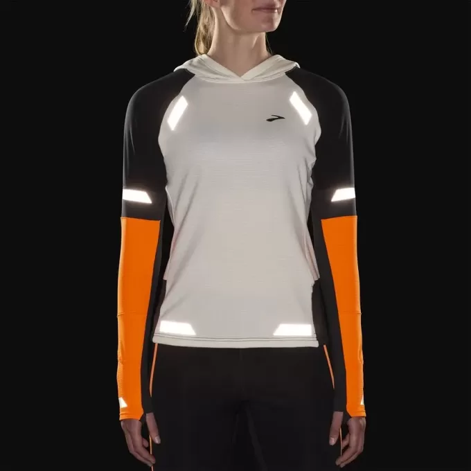 Felpa con cappuccio termica Brooks Run Visible 2.0