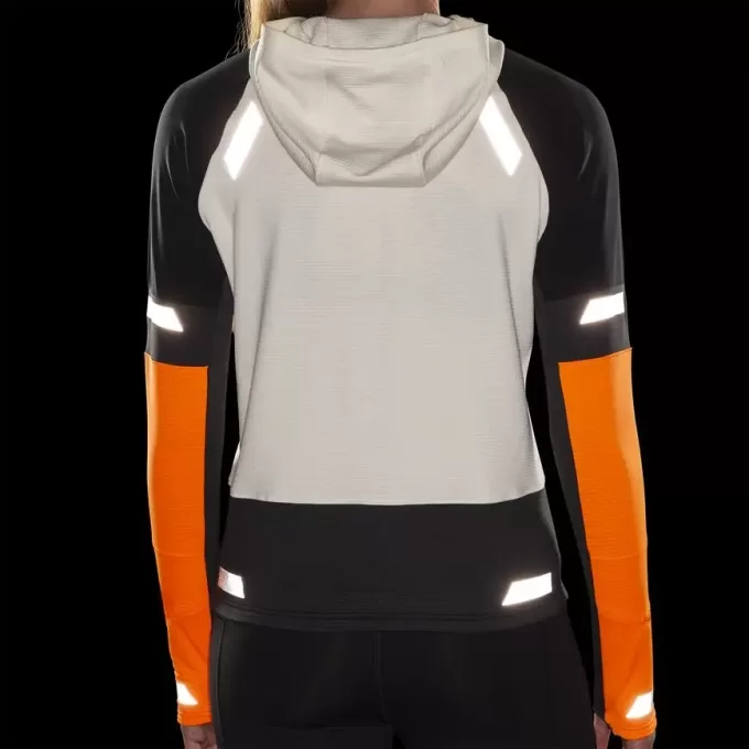 Felpa con cappuccio termica Brooks Run Visible 2.0