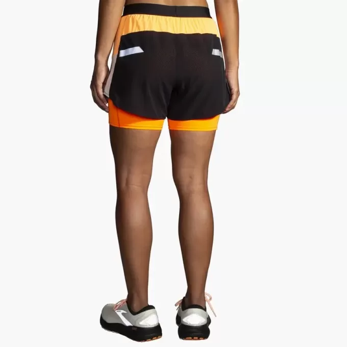 Pantaloncini 2 in 1 Brooks Run Visible 4″ 2.0