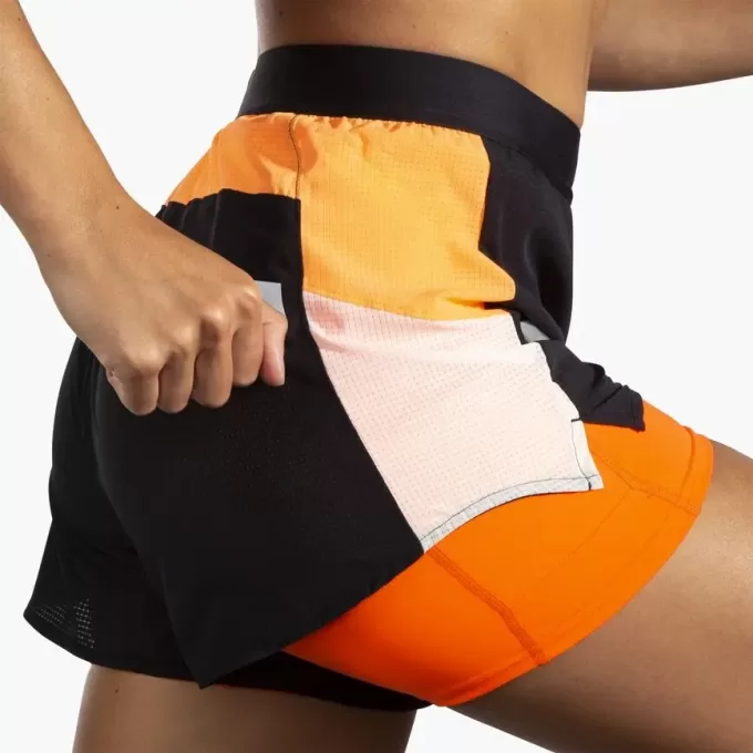 Pantaloncini 2 in 1 Brooks Run Visible 4″ 2.0