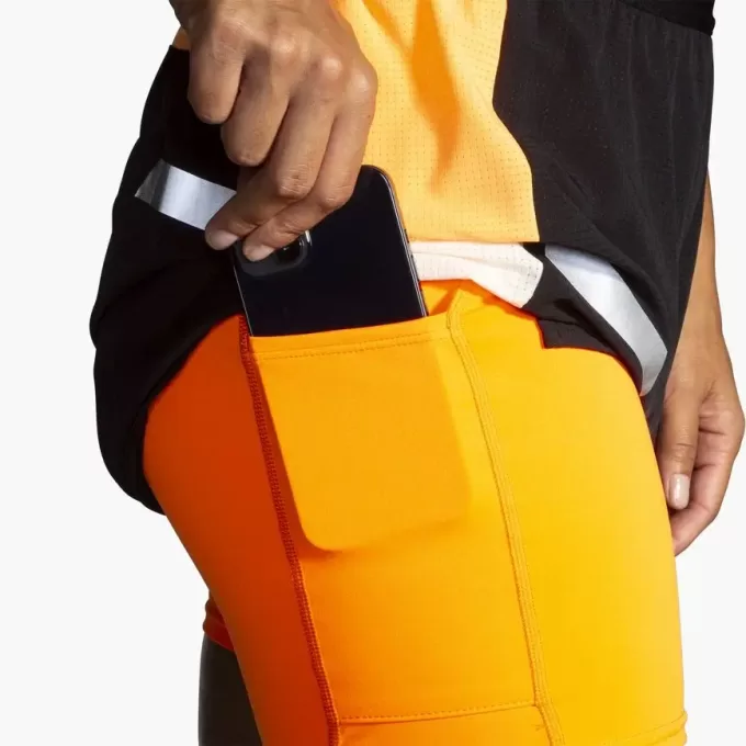 Pantaloncini 2 in 1 Brooks Run Visible 4″ 2.0