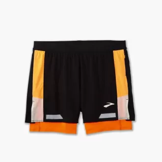 Pantaloncini 2 in 1 Brooks Run Visible 5″ 2.0